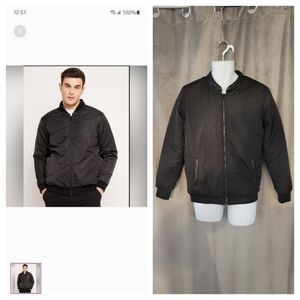 Zara Mens Size medium Bomber style coat